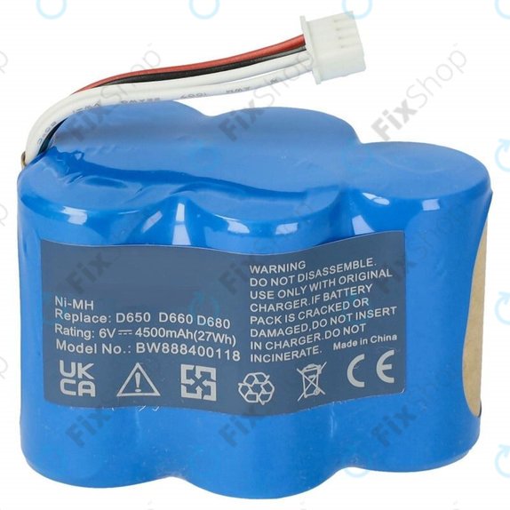 Батерия за Ecovacs Deebot D-series, LP43SC3300P5, Ni-MH 6.0V 4500mAh