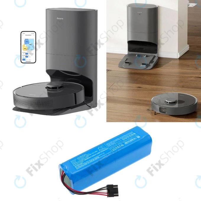 Батерия за Xiaomi Dreame Bot X30 Ultra, X40 Ultra, X40 Pro Ultra, L30 Ultra, D10s Plus, 6300mAh, Li-Ion, 14.4V, R2416-4S2P-HPLS, HQ
