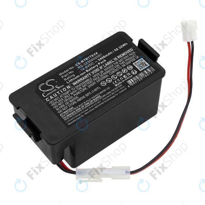 Батерия за Rowenta RR7774, RR7755, RS-2230002091, Li-Ion 14.8V 3400mAh, HQ