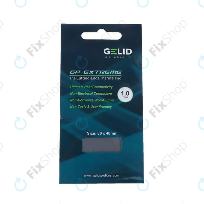 Термопроводима подложка GELID GP-Extreme, 12 W/mK, 80 × 40 × 1.0mm