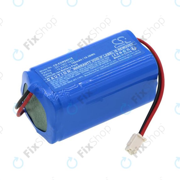 Батерия за Ecovacs Winbot 880, 700, 700mAh, Li-Ion, 14.8V, 201-1907-0302, HQ
