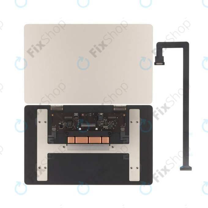 Пълен тракпад за MacBook Air 15", A3241 (2025), Starlight, 661-50139, Genuine Apple