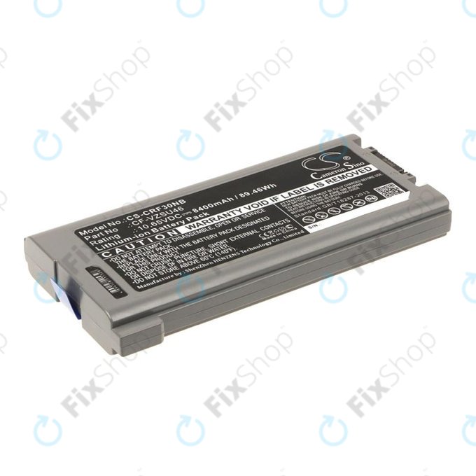 Батерия за Panasonic Toughbook CF-30, 31, 53, 8400mAh, Li-Ion, 10.65V, CF-VZSU46, HQ