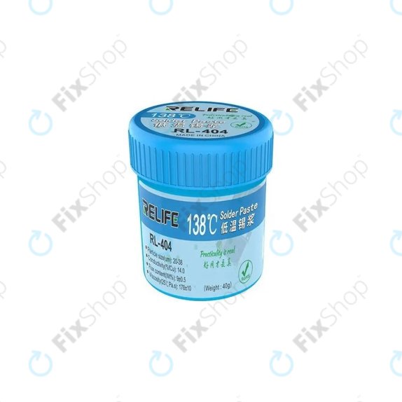 Спойка паста 138°C (40g), Relife RL-404