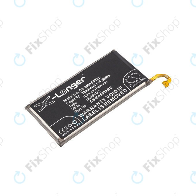 Батерия за Samsung A8 A530F (2018), 3000mAh, Li-Pol, 3.85 V, EB-BA530ABE, HQ