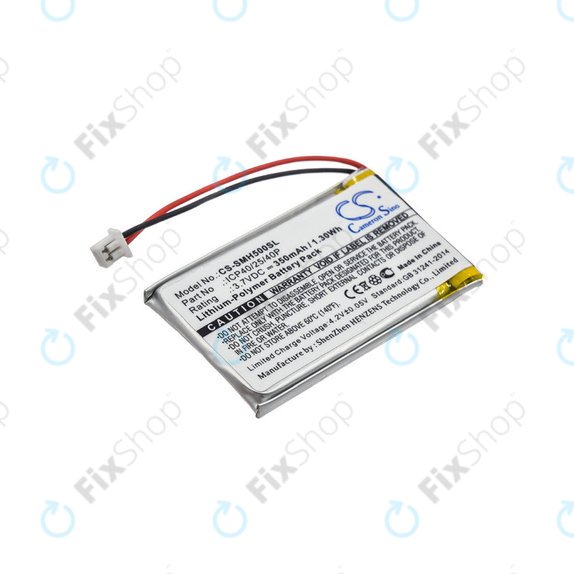 Батерия за Sena SMH-5, 350mAh, Li-Pol, 3.7V, ICP40/25/40P, HQ