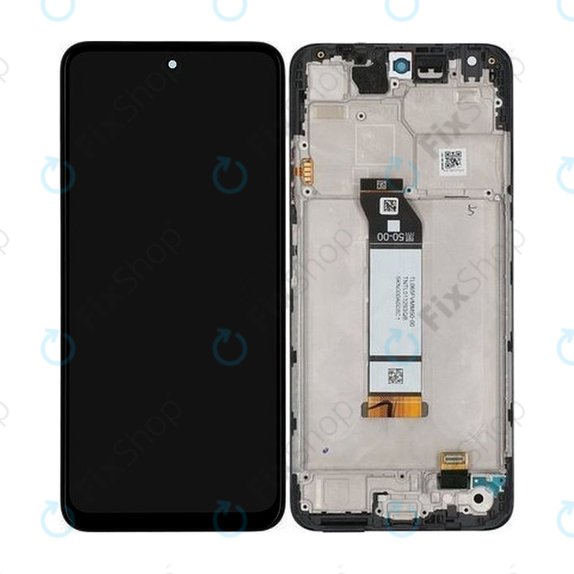 дисплей за Xiaomi Redmi Note 10 5G, Тъчскрийн и рамка, 5600020K1900, Graphite Gray, Genuine Service Pack