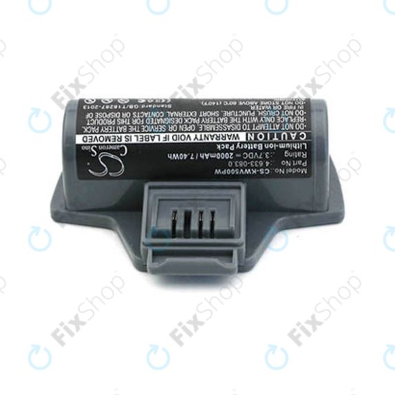 Батерия за Kärcher WV-series, 4.633-083.0, 2.633-123.0, Li-Ion 3.7V 2000mAh, HQ