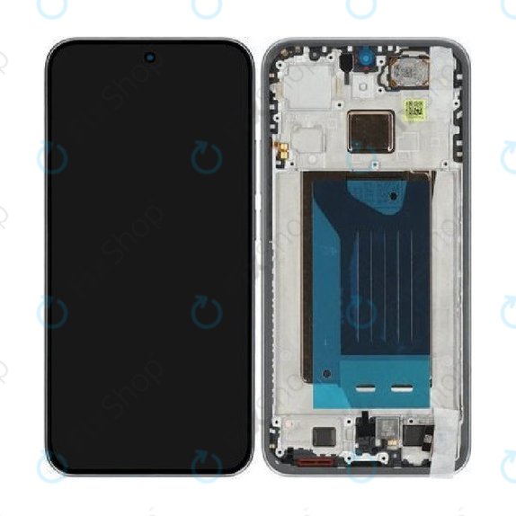 Дисплей за Xiaomi 15T, Gray, Тъчскрийн с рамка, 5600020O12A00, Genuine Service Pack