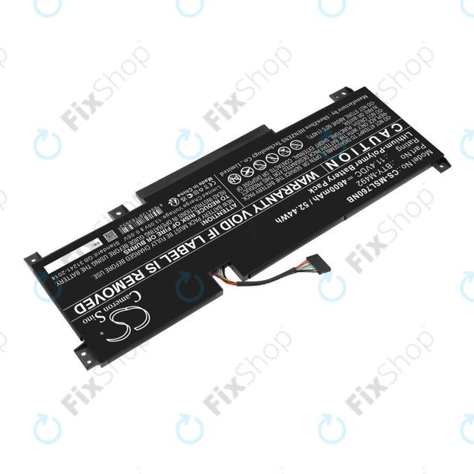 Батерия за MSI Pulse GL76, Katana GF66, Bravo 15, Crosshair 17, 4600mAh, Li-Pol, 11.4V, BTY-M492, HQ