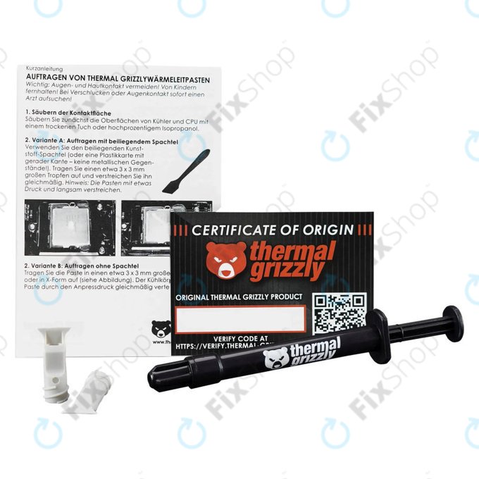 Термопаста 2g, Thermal Grizzly Kryonaut Extreme