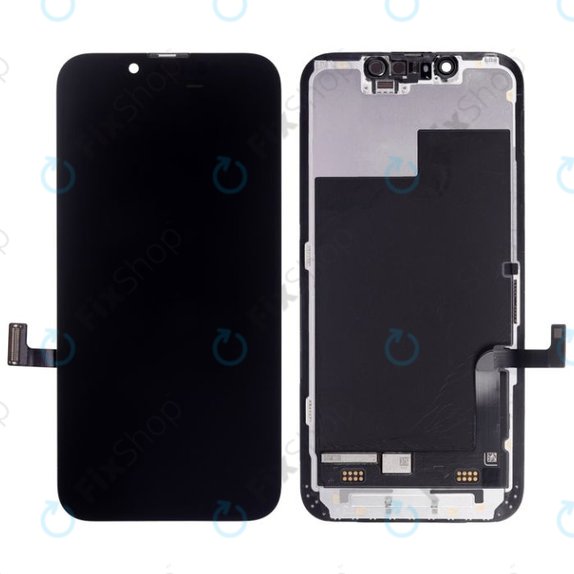 Дисплей Hard OLED за iPhone 13 Mini, Тъчскрийн с рамка, FixPremium