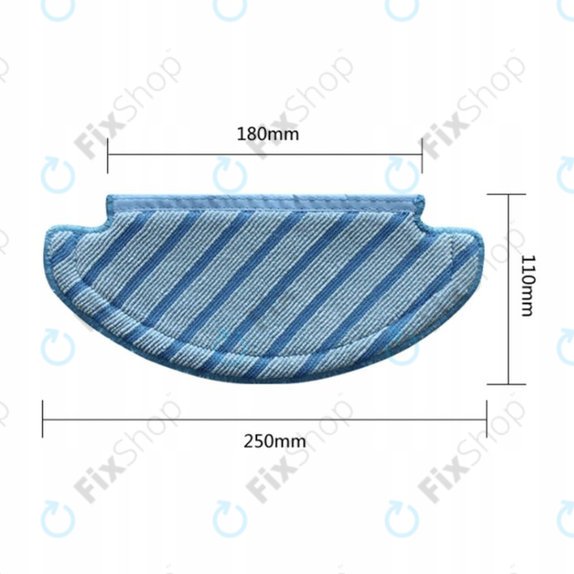Моп кърпа, 2 бр., Миещ се за Ecovacs Deebot N8-series, T-series, X1 Plus