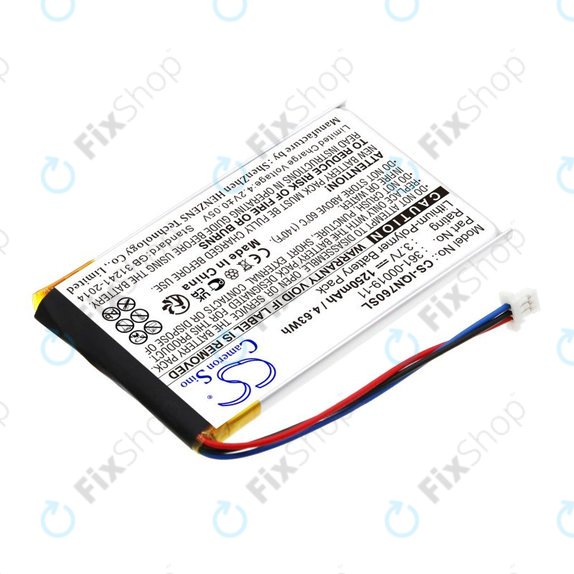 Батерия за Garmin Nüvi 700, 710, 760, 765, Nuvi 3590, 1250mAh, Li-Pol, 3.7V, 361-00019-11, HQ