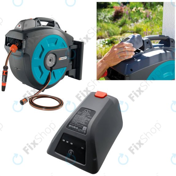 Батерия за Gardena Comfort Wand-Schlauchbox 35, 8025-20, 1500mAh, Li-Ion, 18V, 008A231, HQ