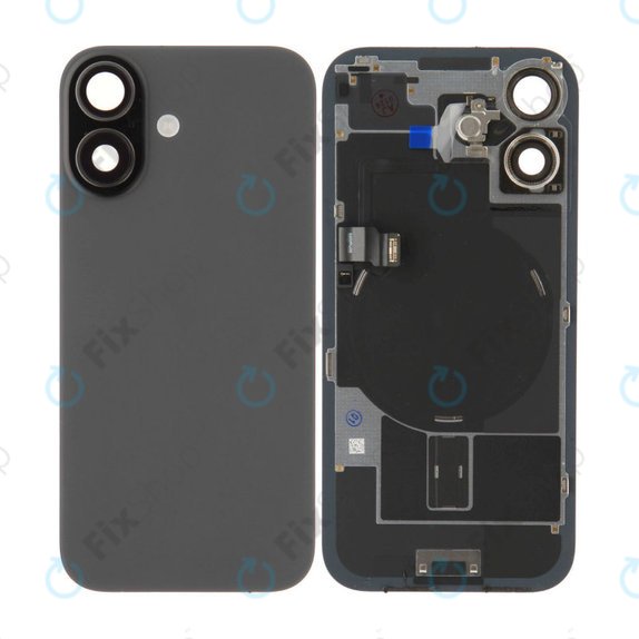Стъкло на задния капак за iPhone 17, Black, Pulled A