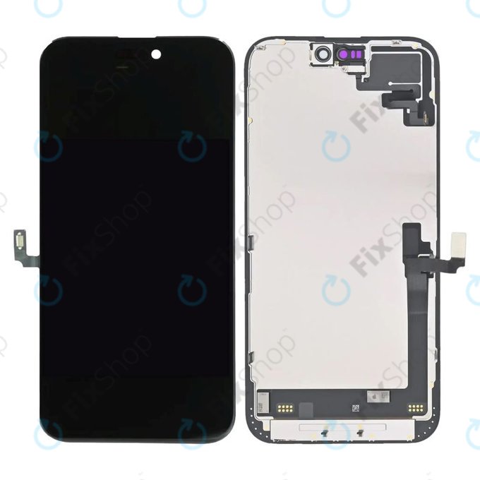 Дисплей In-Cell FHD за iPhone 16 Plus, Тъчскрийн с рамка, FixPremium