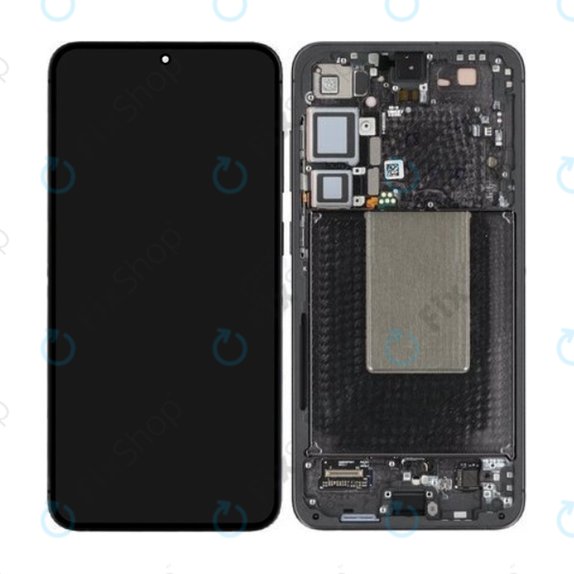дисплей за Samsung S24 Plus S926B, Тъчскрийн и рамка, GH82-33410A, Onyx Black, Genuine Service Pack