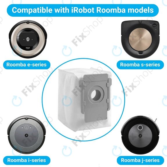 Торба за прах за iRobot Roomba e-series, i-series, j-series, 3бр.