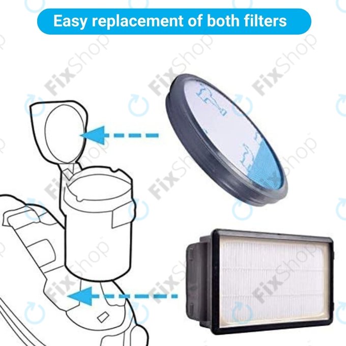 HEPA филтър + миещ се филтър за Rowenta Compact Power (ZR005901)