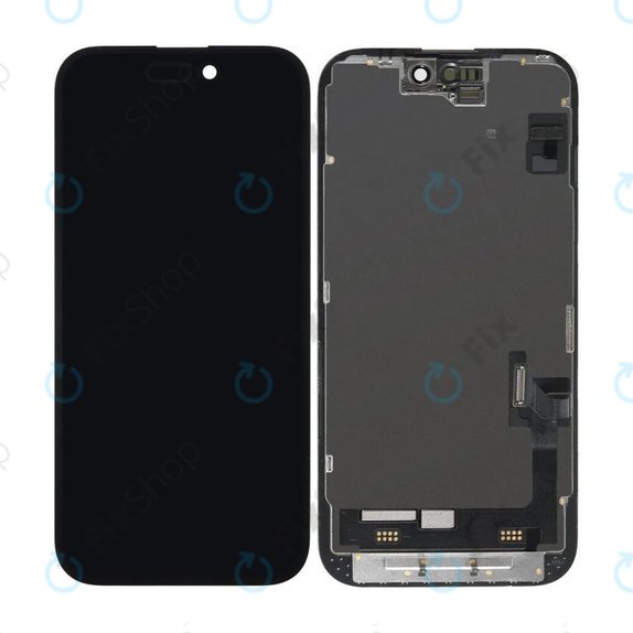 Дисплей In-Cell FHD за iPhone 15, Тъчскрийн с рамка, FixPremium