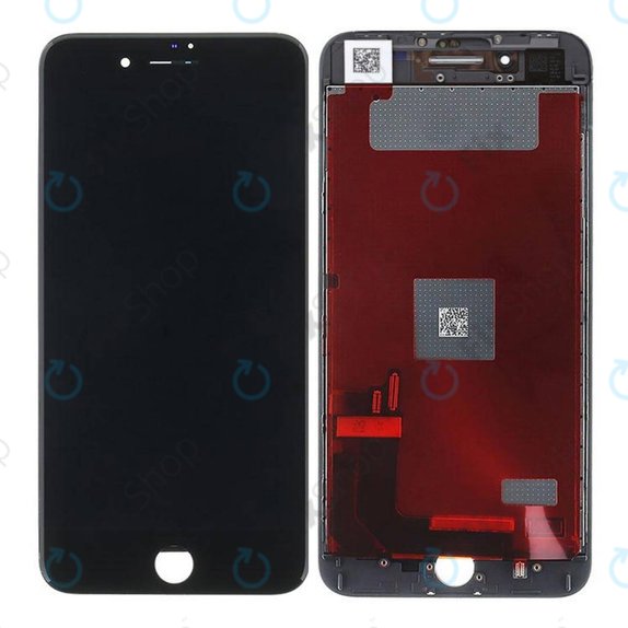 Дисплей за iPhone 8 Plus, Black, Тъчскрийн с рамка