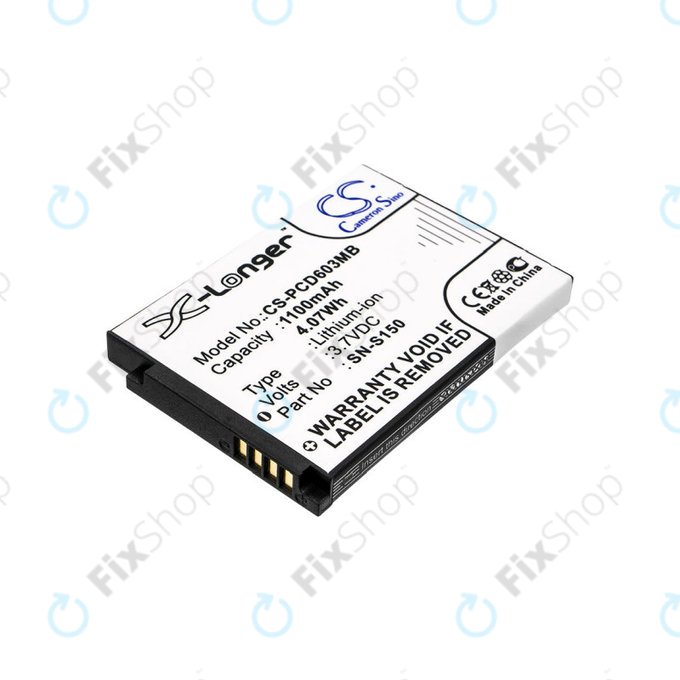 Батерия за Philips SCD 603, 1100mAh, Li-ion, 3.7V, SN-S150, HQ