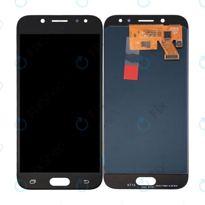 дисплей OLED за Samsung J5 J530F (2017), Тъчскрийн без рамка, черен, Black