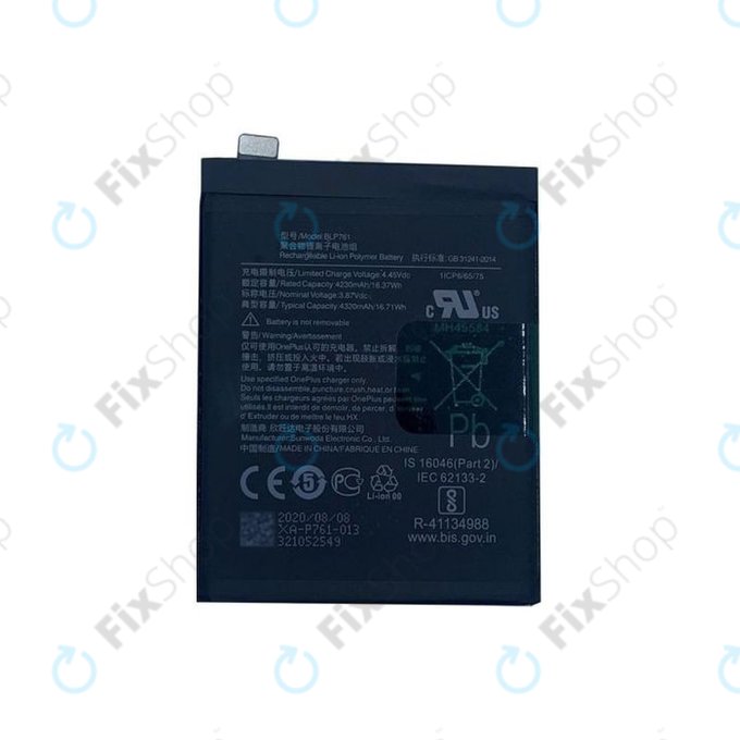 Батерия за OnePlus 8, BLP761, 4300mAh