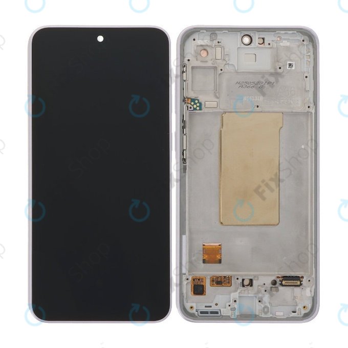 Дисплей за Samsung A36 A366E, Awesome Lavender, Тъчскрийн с рамка, TFT