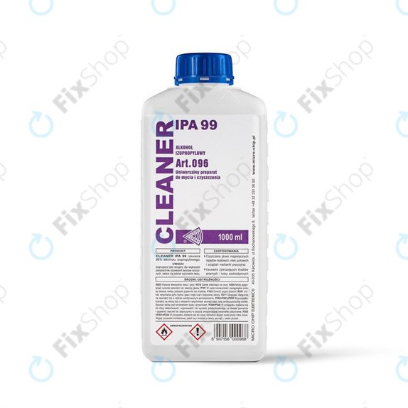 Изопропилов алкохол 99%, 1000 мл, Cleanser IPA