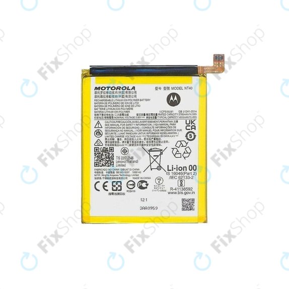 Батерия за Motorola Moto E20 XT2155-3, NT40, 4000mAh, SB18D15207, Genuine Service Pack