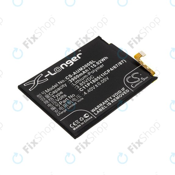 Батерия за Asus Zenfone Max M2, 3900mAh, Li-Pol, 3.85V, C11P1805 (1ICP4/67/87), HQ