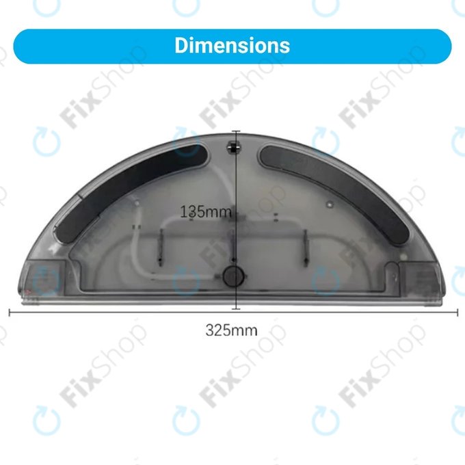 Резервоар за вода за Xiaomi Mi Robot Vacuum Mop 2 Pro+ (Mijia 1T)
