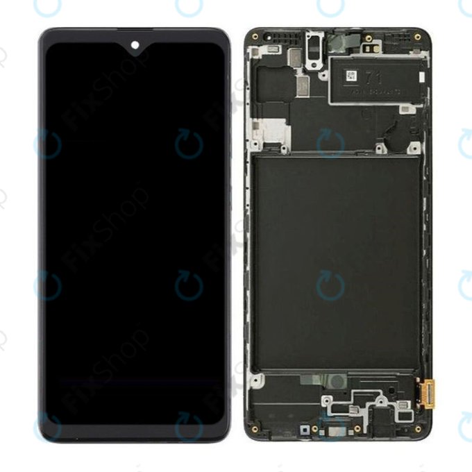 дисплей OLED за Samsung A71 A715F, Тъчскрийн и рамка, Small Size Panel