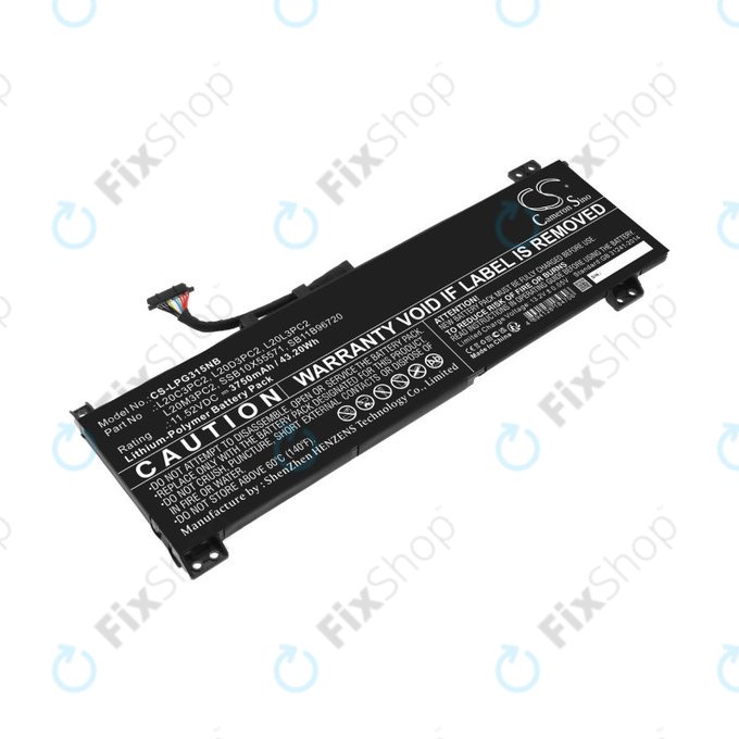 Батерия за Lenovo IdeaPad Gaming 3, 3750mAh, Li-Pol, 11.52V, L20C3PC2, HQ