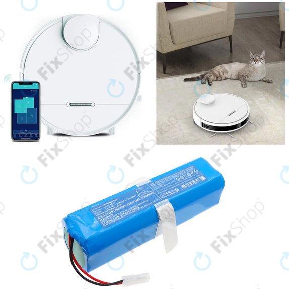 Батерия за Rowenta X-Plorer Series 95, 5200mAh, Li-Ion, 14.4V, N047-4S2P, HQ