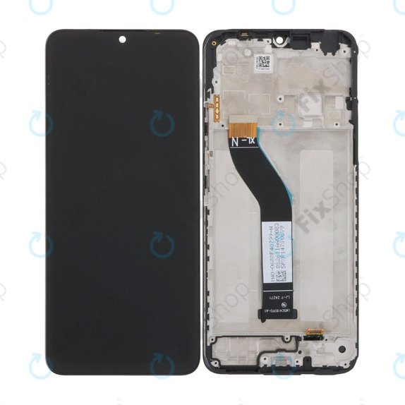 Дисплей за Xiaomi Redmi 14C 4G, Poco C75, Midnight Black, Тъчскрийн с рамка