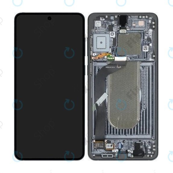 Дисплей за Samsung S25 Edge, Titanium Jetblack, Тъчскрийн с рамка, GH82-37224C Genuine Service Pack