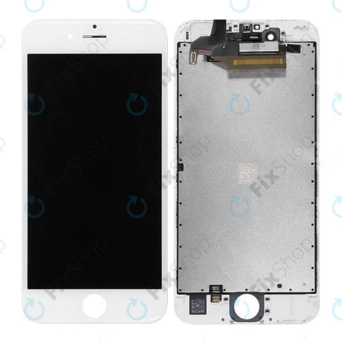 Дисплей за iPhone 6S, White, Тъчскрийн с рамка