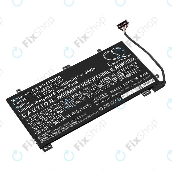 Батерия за Huawei MateBook 13, 13 i7, 3600mAh, Li-Pol, 11.4V, HB4593J6ECW, HQ
