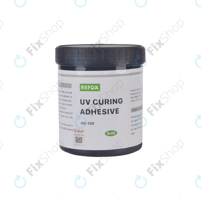 UV втвърдяващо се водоустойчиво лепило (1kg), Refox AD-100