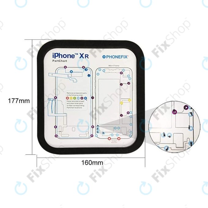 Магнитна подложка за винтове за iPhone 6 – 11 Pro Max