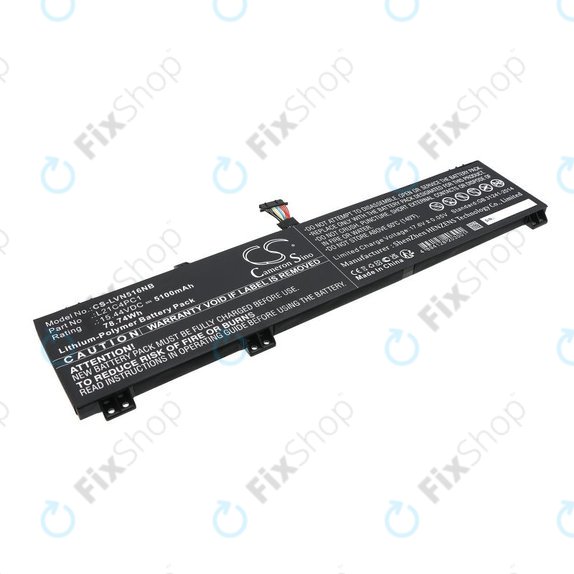 Батерия за Lenovo Legion 5 15ARH7H, 82RD0002SB, 5100mAh, Li-Pol, 15.44V, L21C4PC1, HQ