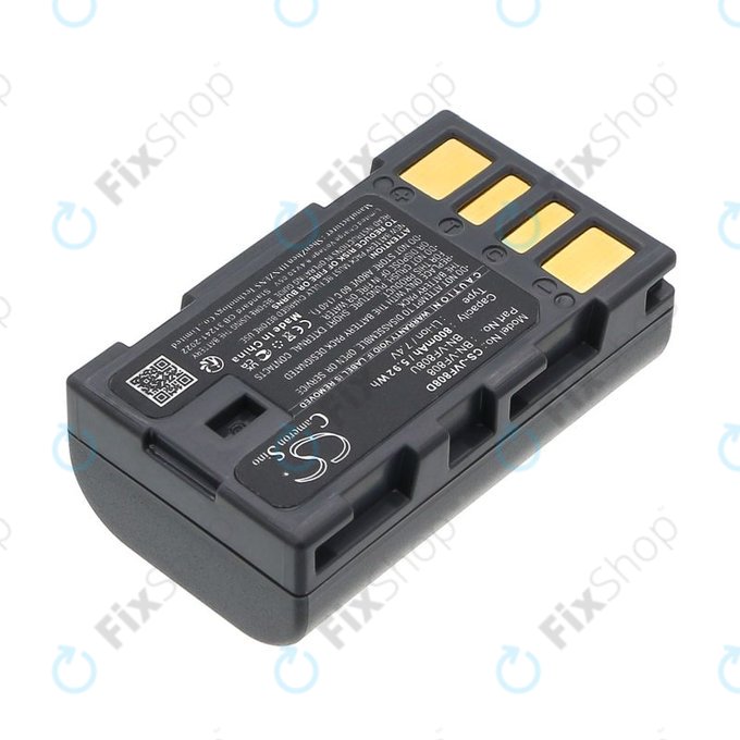 Батерия за JVC Gr-D850ek, 800mAh, Li-Ion, 7.4V, BN-VF808, HQ