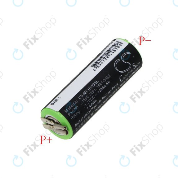 Батерия за Moser Chromini 1591, Ermila Bella 1590, 1200mAh, Ni-MH, 1.2V, 1590-7291, HQ