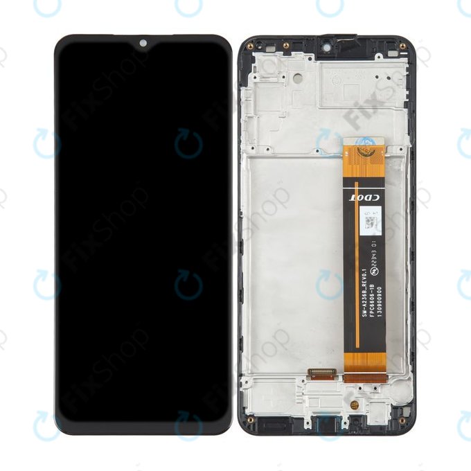 дисплей за Samsung A23 A236B, Тъчскрийн и рамка, TFT