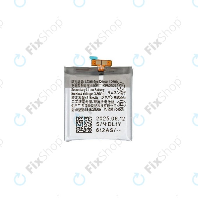 Батерия за Samsung Watch 8 L320N, L325U, 435mAh, EB-BL325ABY, GH43-05278A, Genuine Service Pack
