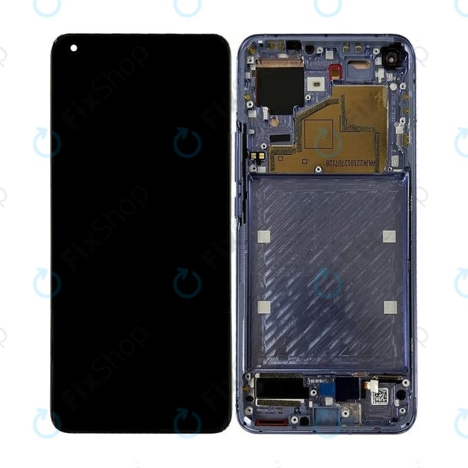 дисплей OLED за Xiaomi Mi 11 M2011K2G, Тъчскрийн и рамка, Violet