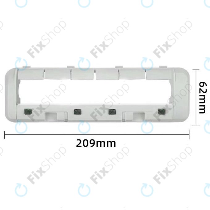 Капак на основната четка за Xiaomi Mi Robot Vacuum Mop X10+, Dreame-series, бял, White